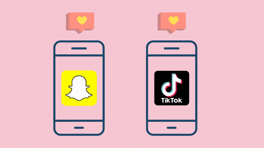 TikTok vs. Snapchat Header